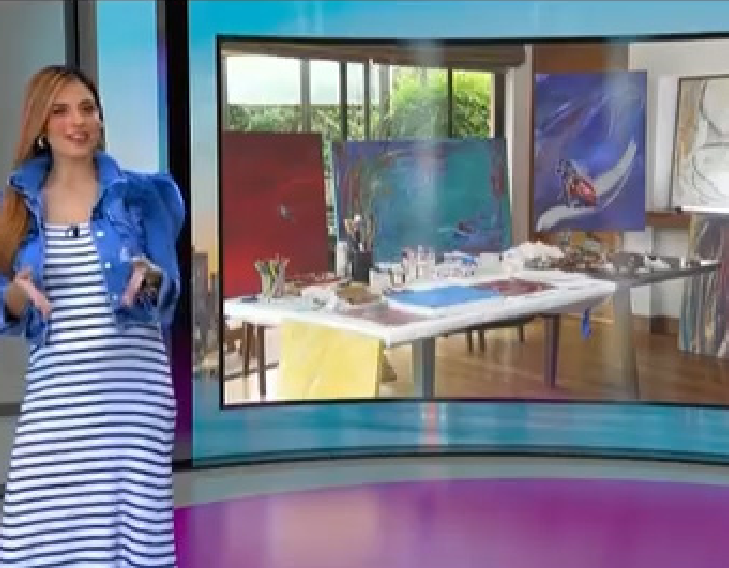 Exhibición en programa de Caracol TV